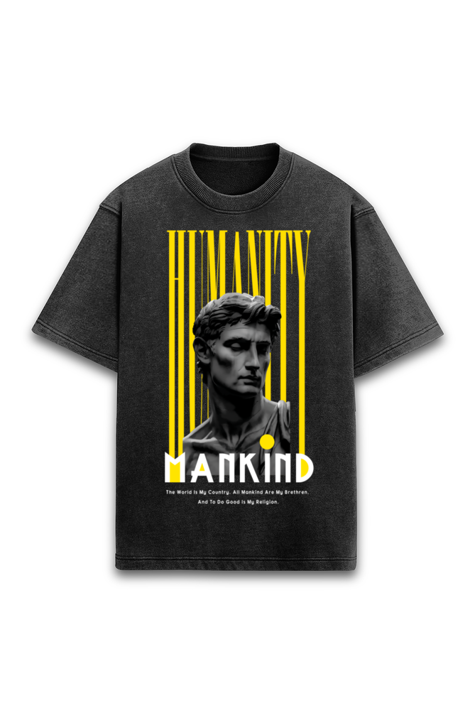 ACID-WASH PREMIUM OVERSIZE - HUMANITY MANKIND