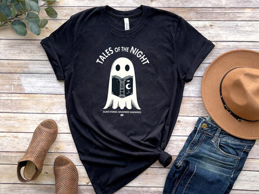 Mystical Midnight Reader - Ghostly Tales & Legends T-Shirt