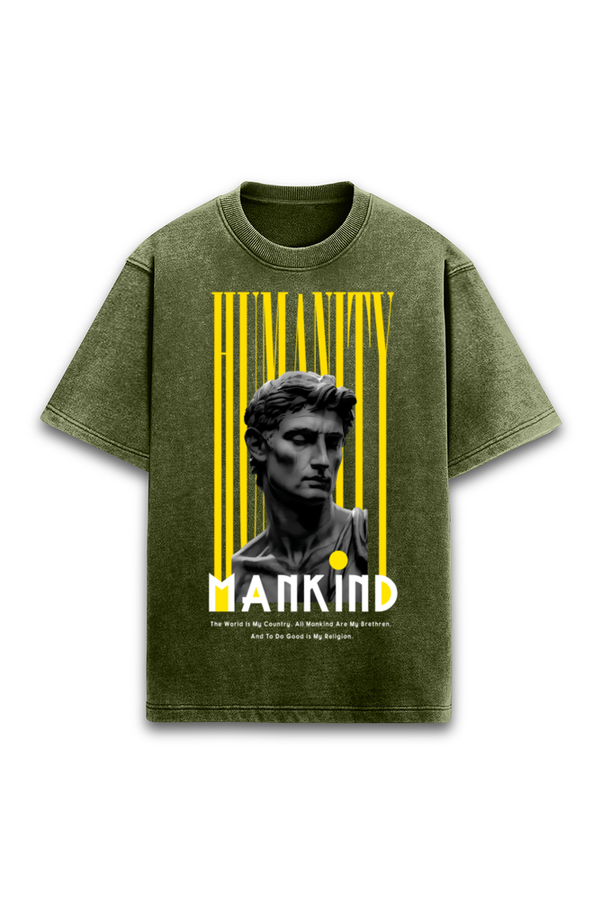 ACID-WASH PREMIUM OVERSIZE - HUMANITY MANKIND