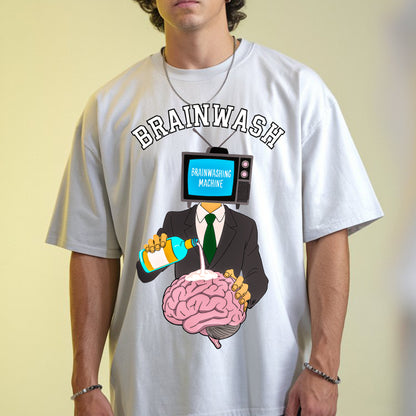 Wash Your Brain Oversized Unisex T-Shirt