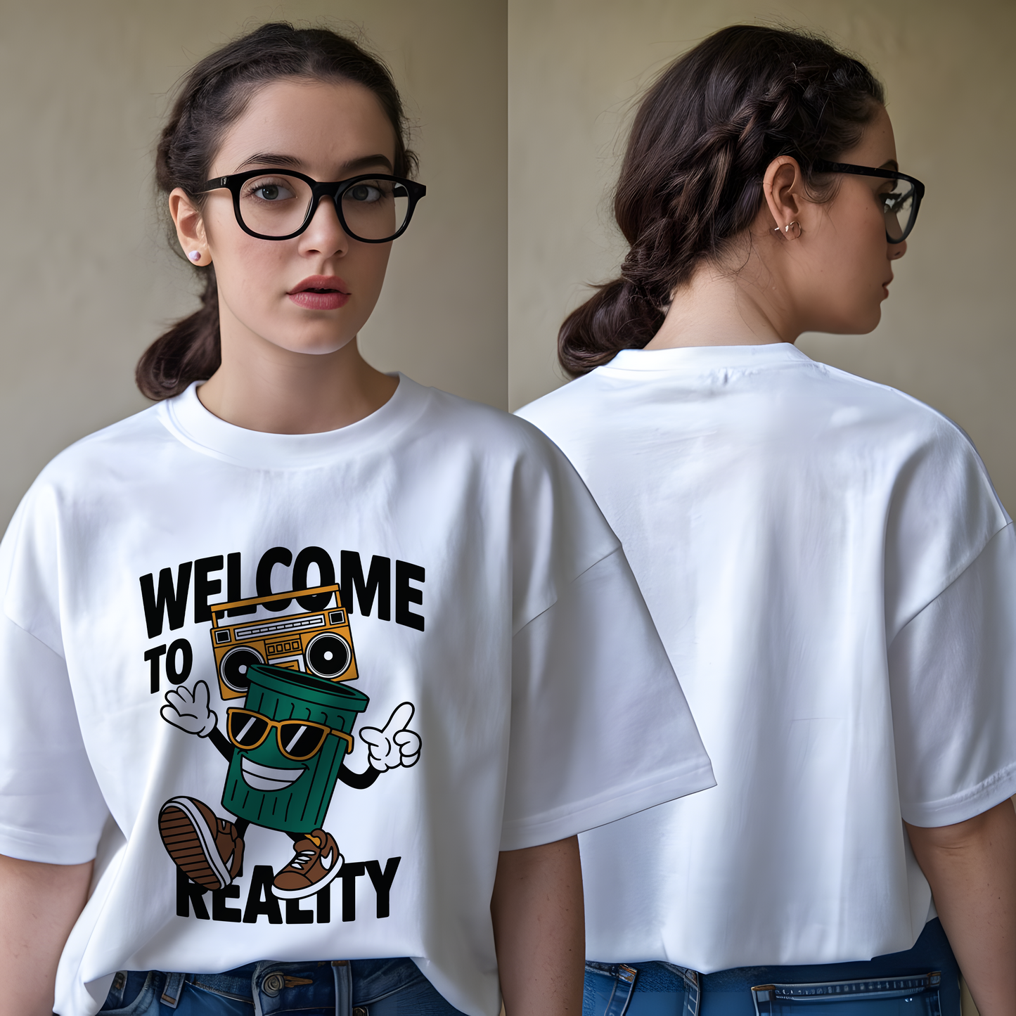 Welcome to reality Oversized T-Shirt