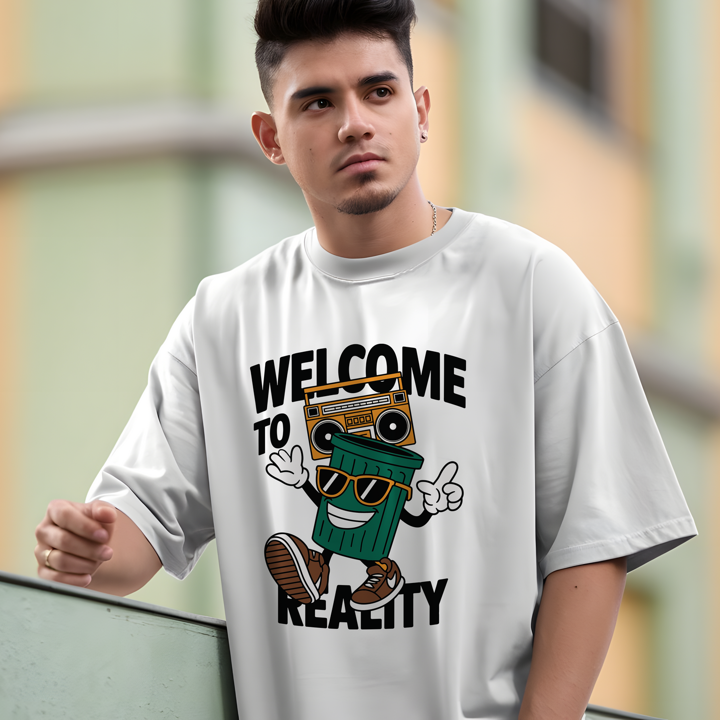 Welcome to reality Oversized T-Shirt