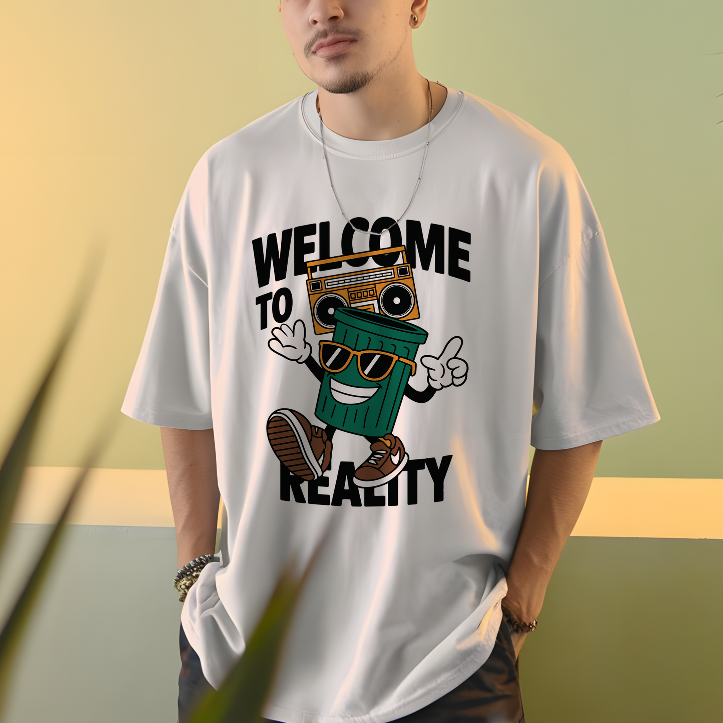 Welcome to reality Oversized T-Shirt