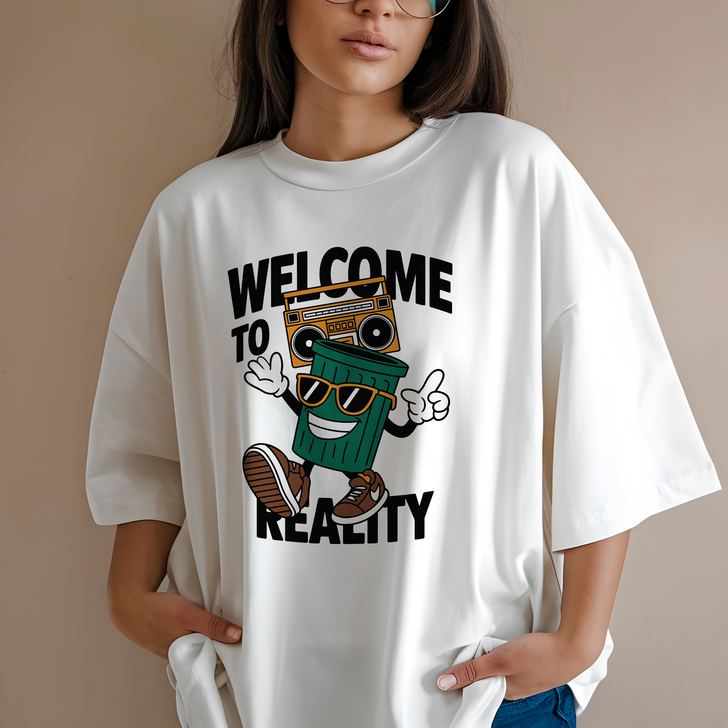 Welcome to reality Oversized T-Shirt