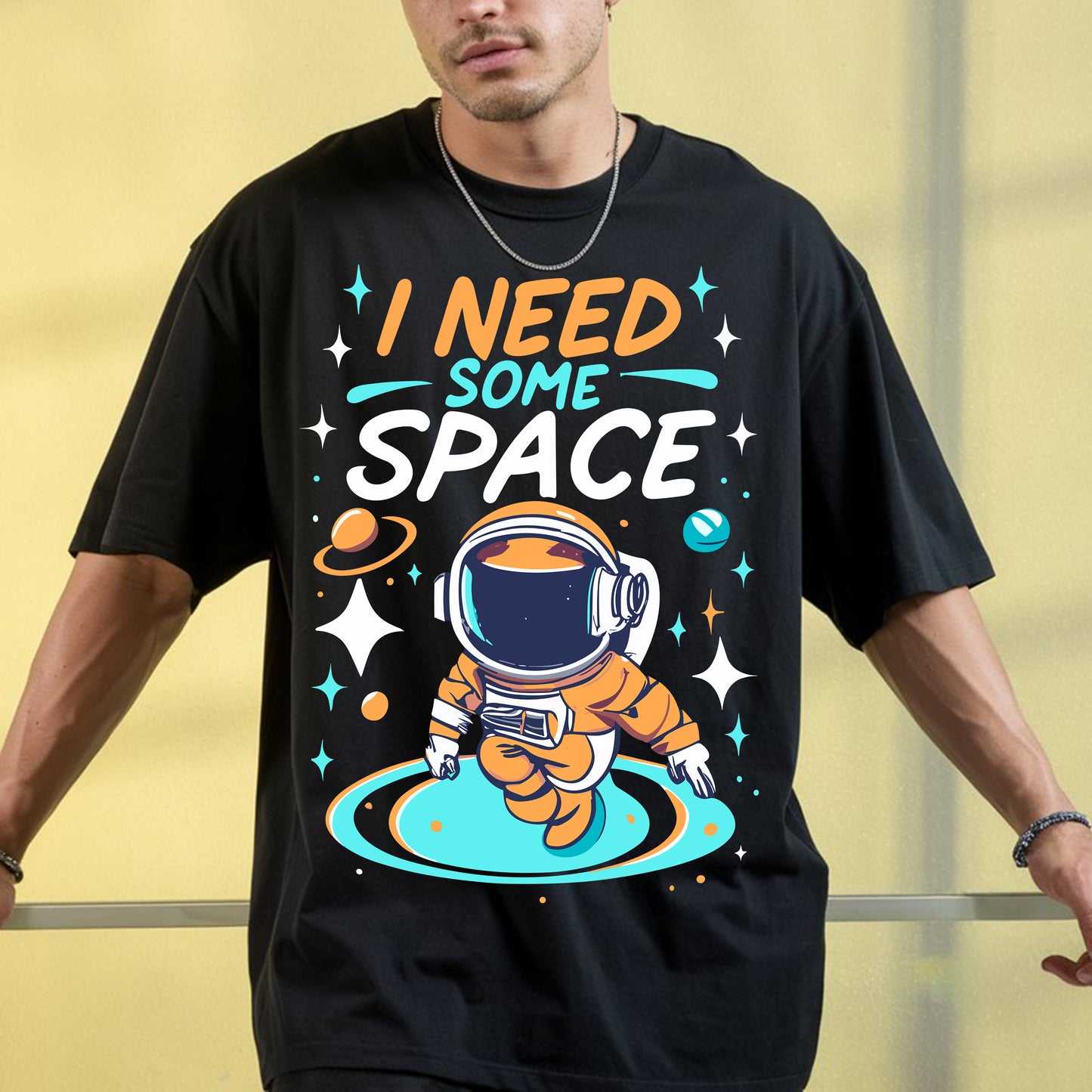 I Need Some Space Oversized T-Shirt