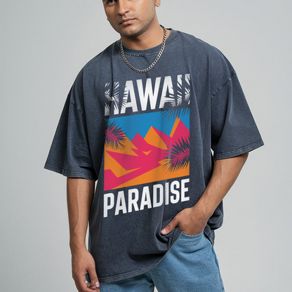 Acid-wash Premium Oversize- HAWAII SPECIAL EDITION 2024