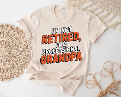 retired grandpa tee, funny grandpa Retirement Tee