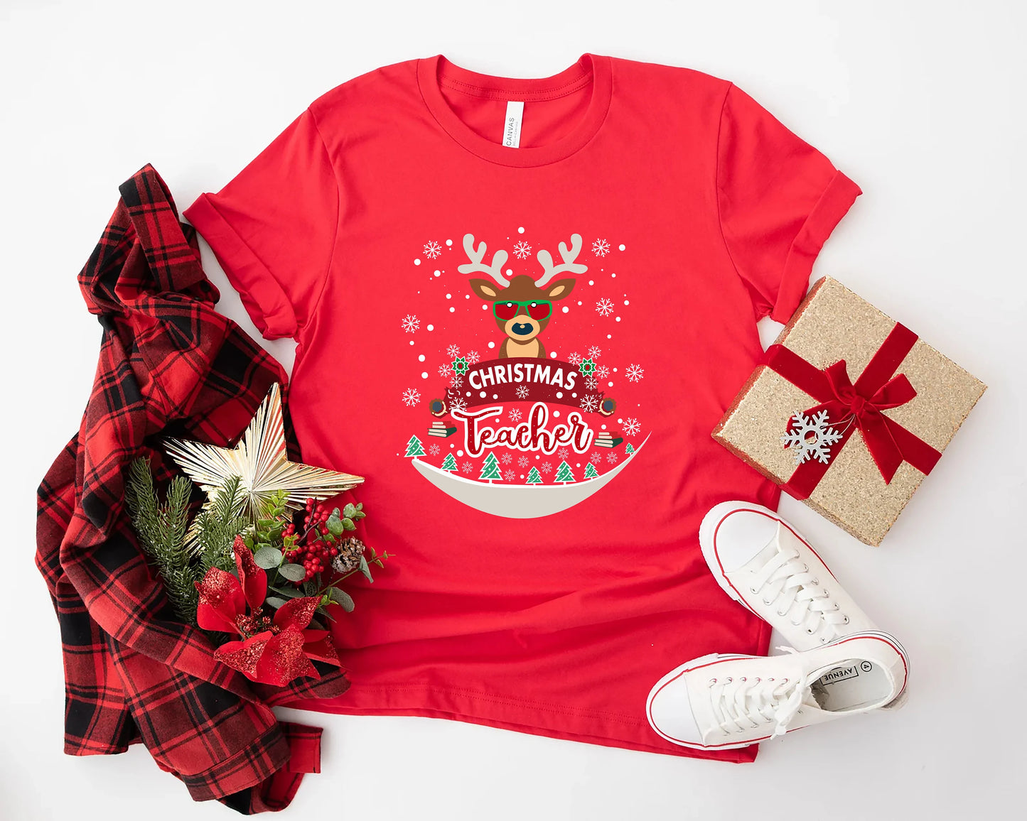 Christmas day with teachers T-Shirt