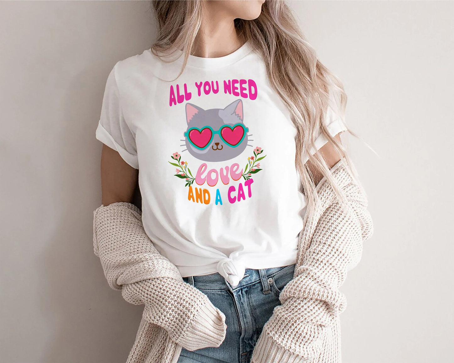 All you need love and a cat T-Shirt