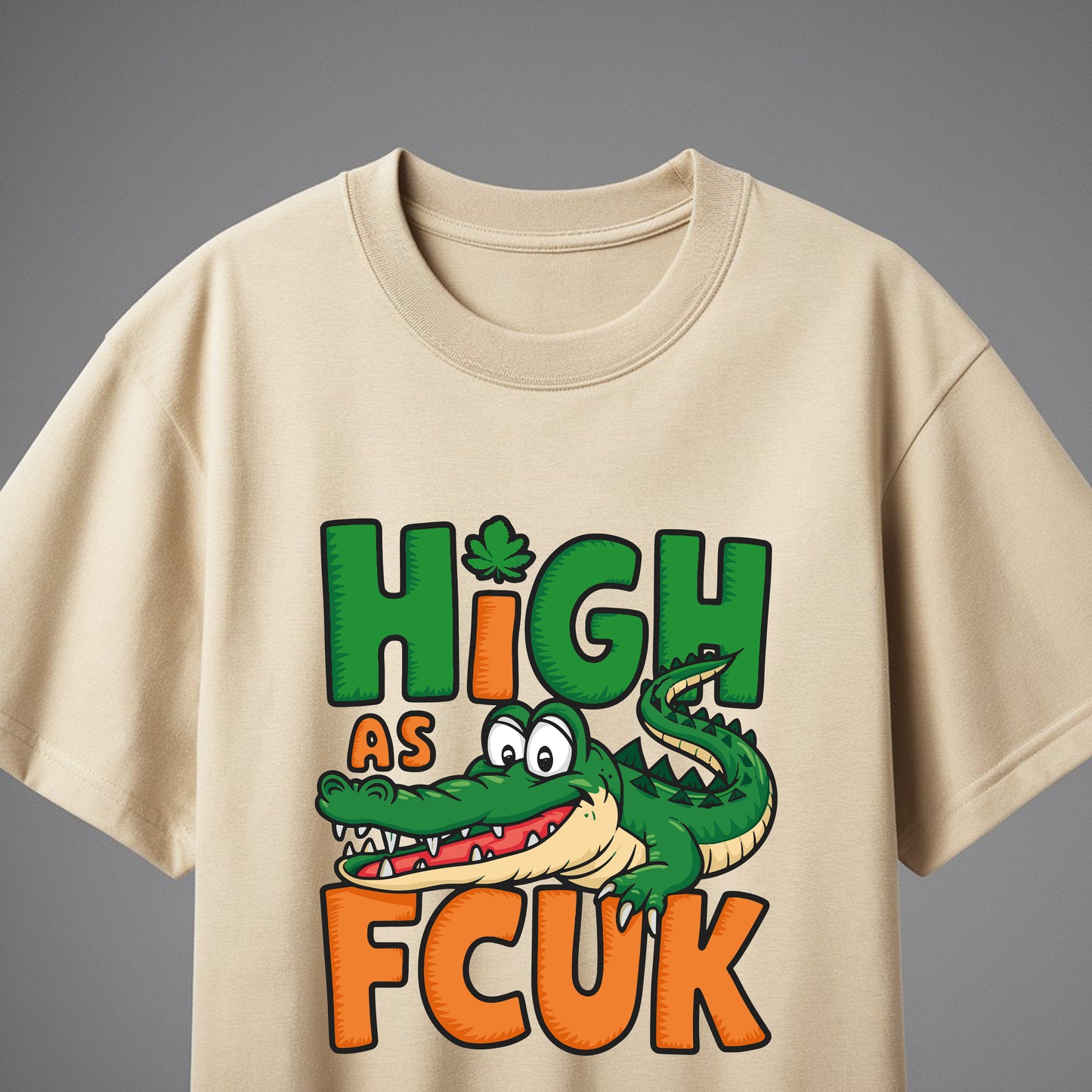 HIGH AS FCUK Oversized Unisex T-Shirt